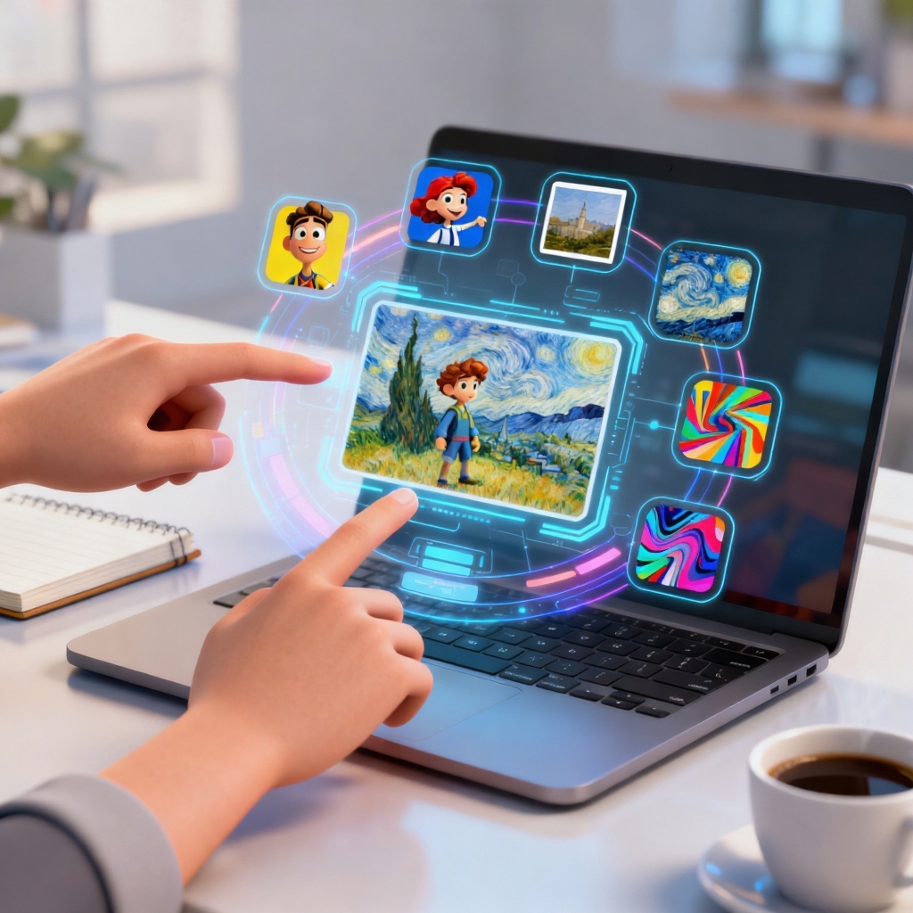 AI Text-to-Image Example